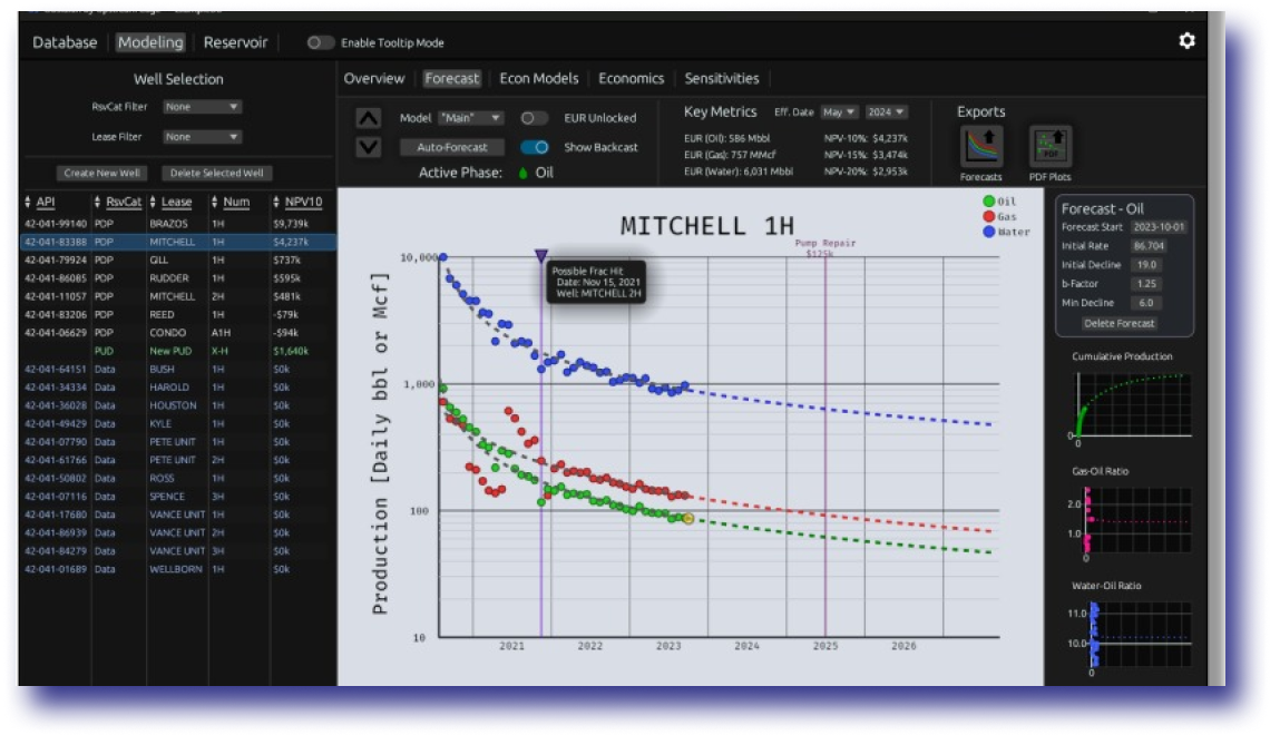 Forecasting Screenshot